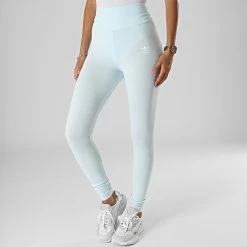 Promo ✨ Legging Femme HM1819 Bleu Clair de Adidas Originals ⌛ -Pas Cher adidas Magasin adidas 323528 HM1819 20220624T140220 03
