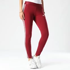 Le moins cher 🛒 Legging Femme A Bandes 3 Stripes HK9678 Bordeaux de Adidas Performance ✨ -Pas Cher adidas Magasin adidas 323753 HK9678 20220719T144229 04