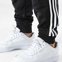 Sortie ⌛ Pantalon Jogging A Bandes H46105 Noir de Adidas Performance 🎁 -Pas Cher adidas Magasin adidas 323765 H46105 20220627T160356 04