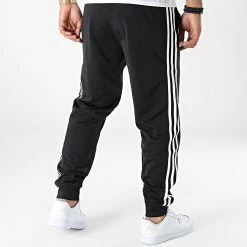 Sortie ⌛ Pantalon Jogging A Bandes H46105 Noir de Adidas Performance 🎁 -Pas Cher adidas Magasin adidas 323765 H46105 20220627T160358 06