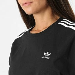 Grosses soldes 🎁 Tee 👚 Shirt Sans Manches Femme HM2110 Noir de Adidas Originals 👏 -Pas Cher adidas Magasin adidas 324062 HM2110 20220719T141516 02