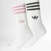Meilleur prix 😉 Lot De 2 Paires De Chaussettes Mid Cut HK0301 Blanc de Adidas Originals 🥰 -Pas Cher adidas Magasin adidas 324313 HK0301 20220629T111720 01