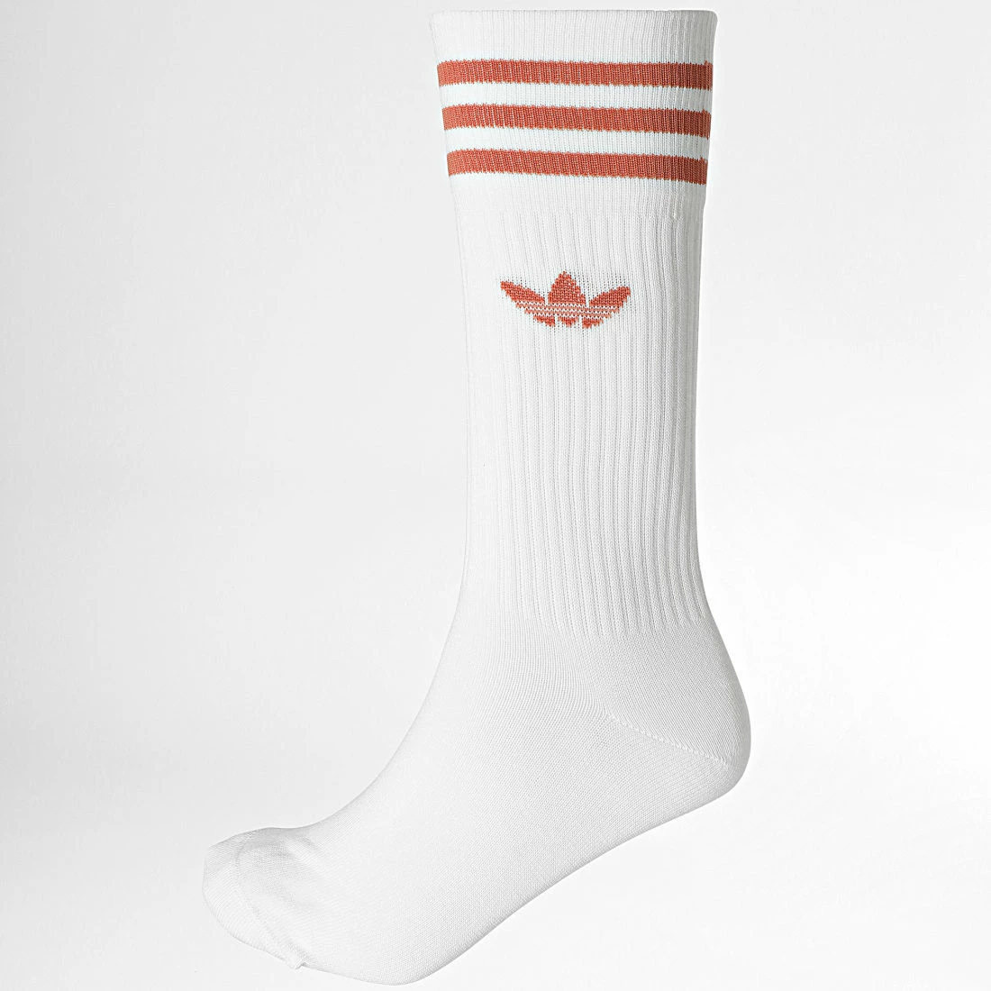 Remise 👍 Lot De 3 Paires De Chaussettes Solid Crew HL6767 Blanc Beige Brique de Adidas Originals 💯 4 Remise 👍 Lot De 3 Paires De Chaussettes Solid Crew HL6767 Blanc Beige Brique de Adidas Originals 💯 – Image 2
