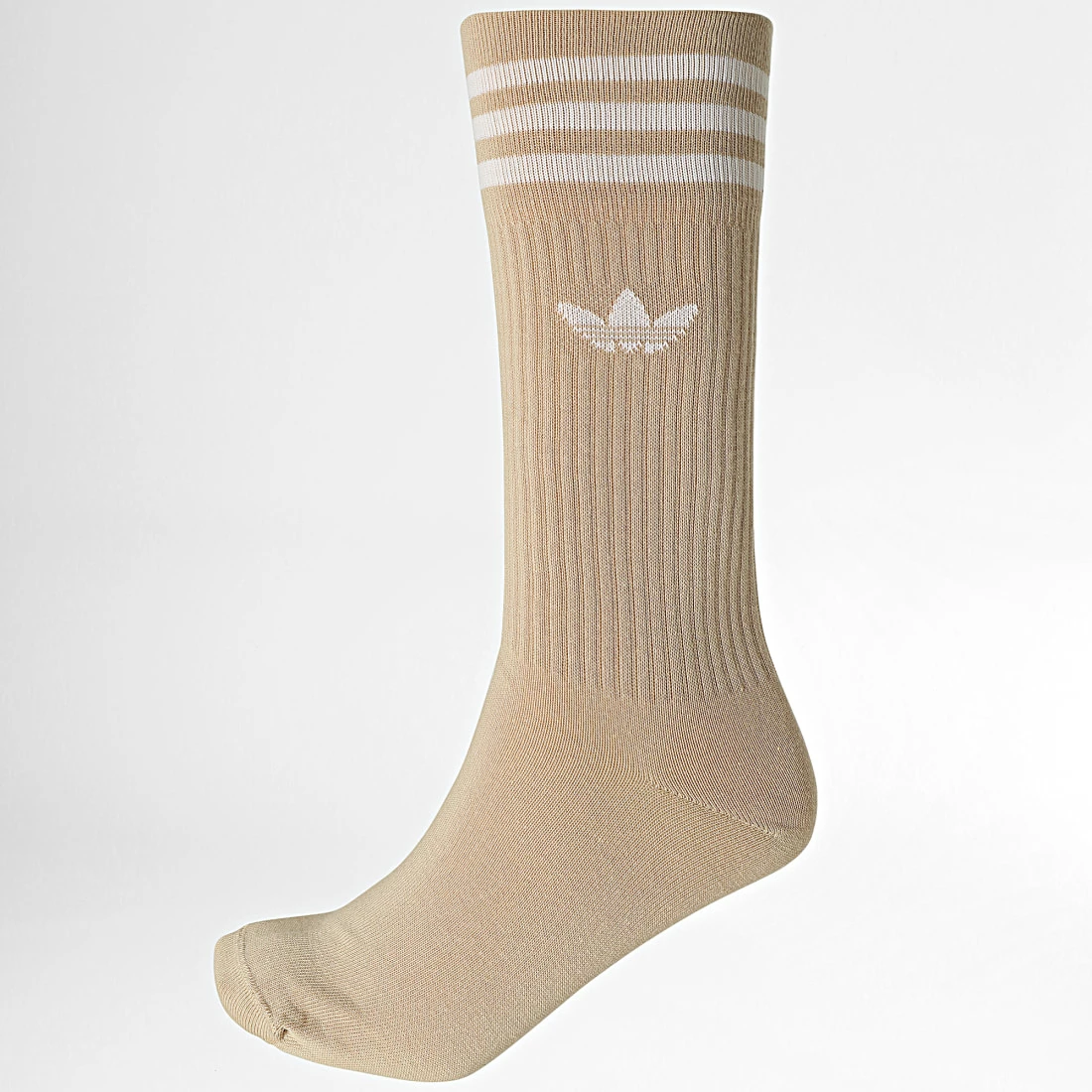Remise 👍 Lot De 3 Paires De Chaussettes Solid Crew HL6767 Blanc Beige Brique de Adidas Originals 💯 5 Remise 👍 Lot De 3 Paires De Chaussettes Solid Crew HL6767 Blanc Beige Brique de Adidas Originals 💯 – Image 3