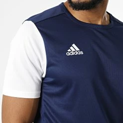 Promo 🔥 Tee 👚 Shirt DP3232 Bleu Marine Blanc de Adidas Performance 🥰 -Pas Cher adidas Magasin adidas 324481 DP3232 20220617T161423 02