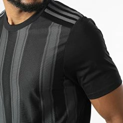 Coupon 🥰 Tee 👕 Shirt A Bandes GN7625 Noir Gris Anthracite de Adidas Performance 😀 -Pas Cher adidas Magasin adidas 324500 GN7625 20220617T161212 04