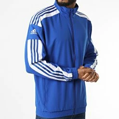 Tout neuf ✔️ Veste Zippée A Bandes GP6445 Bleu Roi de Adidas Performance 😍
