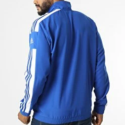 Tout neuf ✔️ Veste Zippée A Bandes GP6445 Bleu Roi de Adidas Performance 😍 -Pas Cher adidas Magasin adidas 324508 GP6445 20220617T161525 06