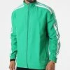 Meilleure affaire 🎁 Veste Zippée A Bandes GP6447 Vert de Adidas Performance 🌟 -Pas Cher adidas Magasin adidas 324512 GP6447 20220623T155805 01