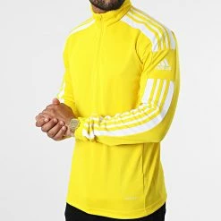 Meilleure vente 🎁 Sweat Col Zippé A Bandes GP6474 Jaune de Adidas Performance ❤️ 10 Meilleure vente 🎁 Sweat Col Zippé A Bandes GP6474 Jaune de Adidas Performance ❤️ -Pas Cher adidas Magasin adidas 324526 GP6474 20220630T152119 03