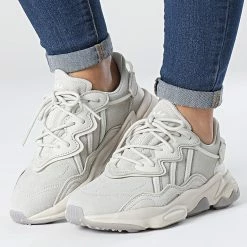 Top 10 ⌛ Baskets Femme Ozweego GY6177 Cream Brown Fear Grey Wonder White de Adidas Originals 🔔