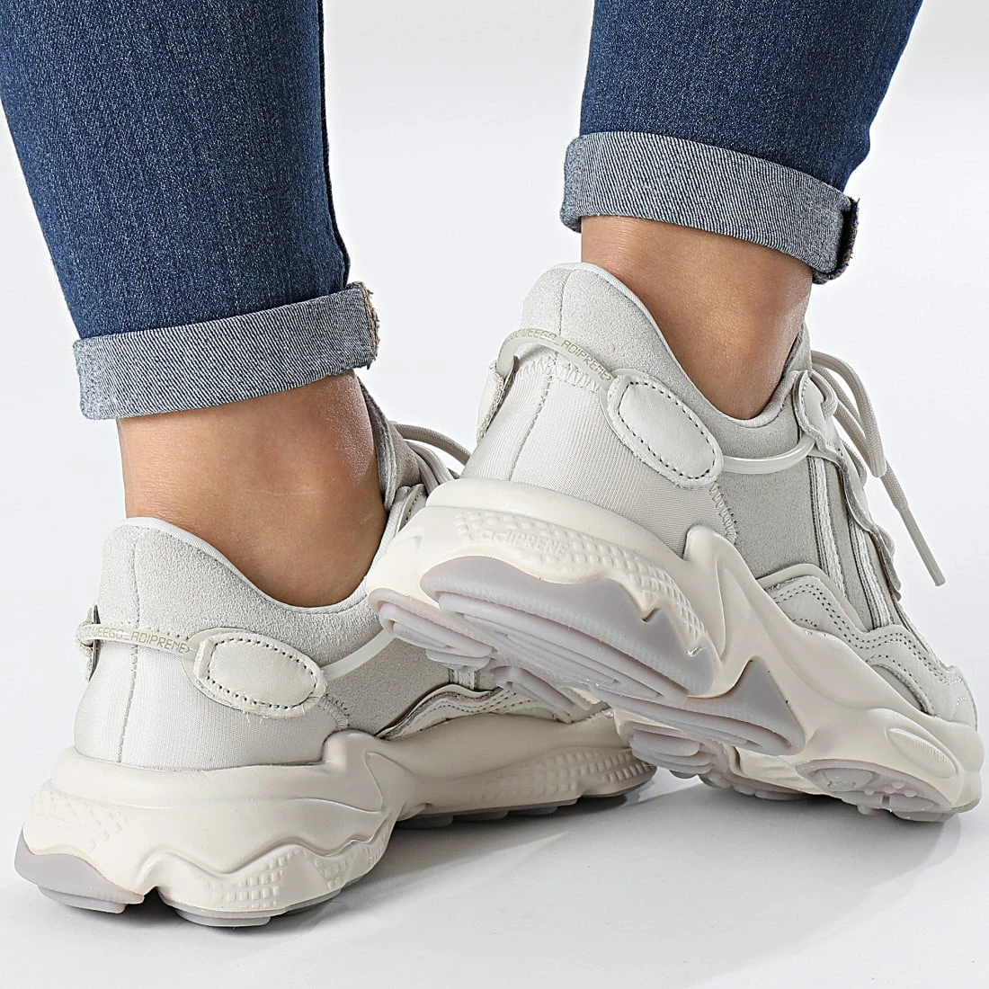 Top 10 ⌛ Baskets Femme Ozweego GY6177 Cream Brown Fear Grey Wonder White de Adidas Originals 🔔 6 Top 10 ⌛ Baskets Femme Ozweego GY6177 Cream Brown Fear Grey Wonder White de Adidas Originals 🔔 – Image 4