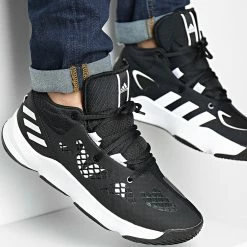 Remise 😉 Baskets Pro N3xt 2021 G58892 Core Black Cloud White Silver Metallic de Adidas Performance 😀