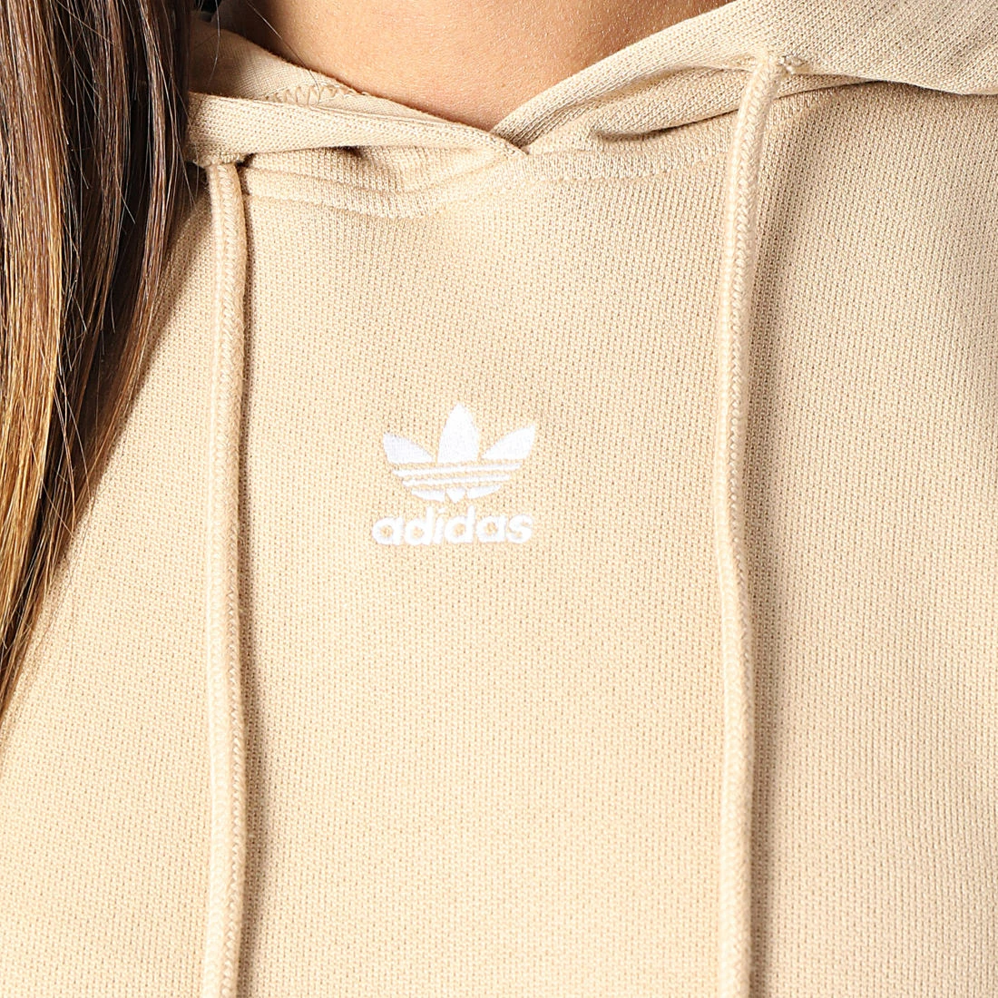 Meilleure affaire ✨ Sweat Capuche Femme HJ7861 Beige de Adidas Originals 😀 4 Meilleure affaire ✨ Sweat Capuche Femme HJ7861 Beige de Adidas Originals 😀 – Image 2