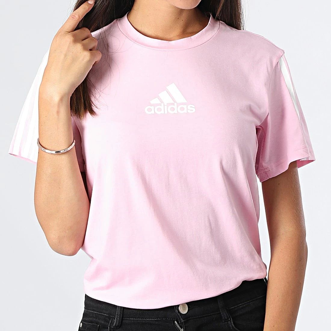 Meilleure vente 👍 Tee 👚 Shirt Femme HN3871 Rose de Adidas Performance 🛒 3 Meilleure vente 👍 Tee 👚 Shirt Femme HN3871 Rose de Adidas Performance 🛒
