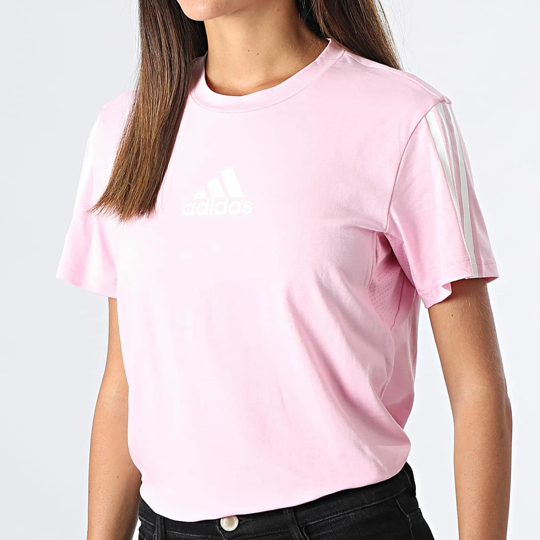 Meilleure vente 👍 Tee 👚 Shirt Femme HN3871 Rose de Adidas Performance 🛒 5 Meilleure vente 👍 Tee 👚 Shirt Femme HN3871 Rose de Adidas Performance 🛒 – Image 3