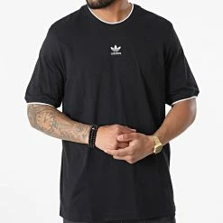 Offres 🤩 Tee 👚 Shirt Essential HK7305 Noir de Adidas Originals 🤩 -Pas Cher adidas Magasin adidas 324883 HK7305 20220624T150310 03