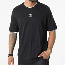 Offres 🤩 Tee 👚 Shirt Essential HK7305 Noir de Adidas Originals 🤩 -Pas Cher adidas Magasin adidas 324883 HK7305 20220624T150313 05