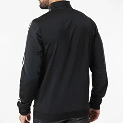 Top 10 😉 Veste Zippée A Bandes 3 Stripes H46099 Noir de Adidas Performance ⭐ -Pas Cher adidas Magasin adidas 324978 H46099 20220624T150125 04