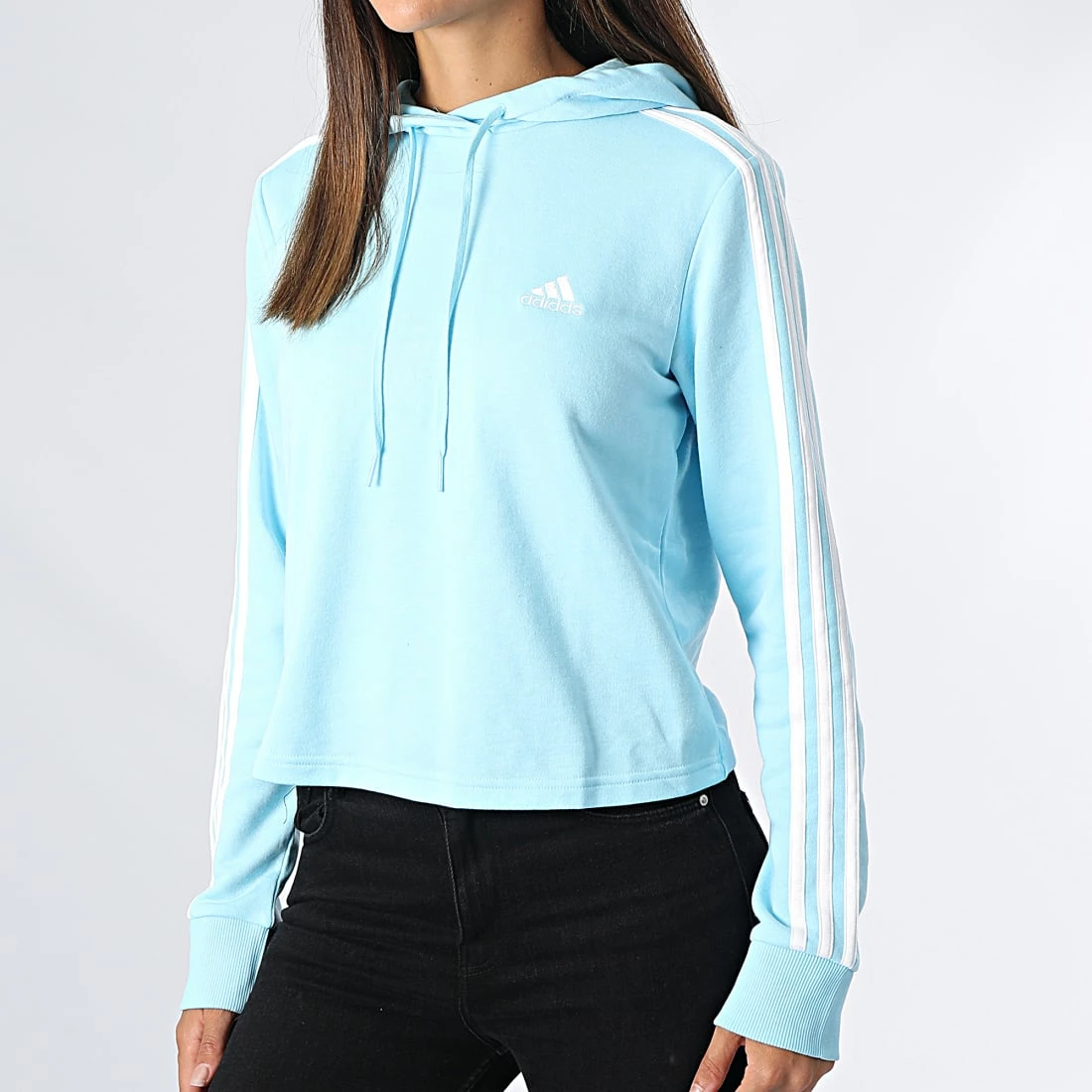 Les meilleures critiques de 🤩 Sweat Capuche Crop Femme A Bandes 3 Stripes HL2168 Bleu Ciel de Adidas Performance 👏 5 Les meilleures critiques de 🤩 Sweat Capuche Crop Femme A Bandes 3 Stripes HL2168 Bleu Ciel de Adidas Performance 👏 – Image 3