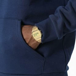 Meilleure vente 🧨 Sweat Capuche Essential HK0094 Bleu Marine de Adidas Originals 🔔 -Pas Cher adidas Magasin adidas 325476 HK0094 20220701T145516 04