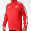 Acheter ❤️ Veste Zippée A Bandes Arsenal FC DNA HF4051 Rouge de Adidas Performance 😉