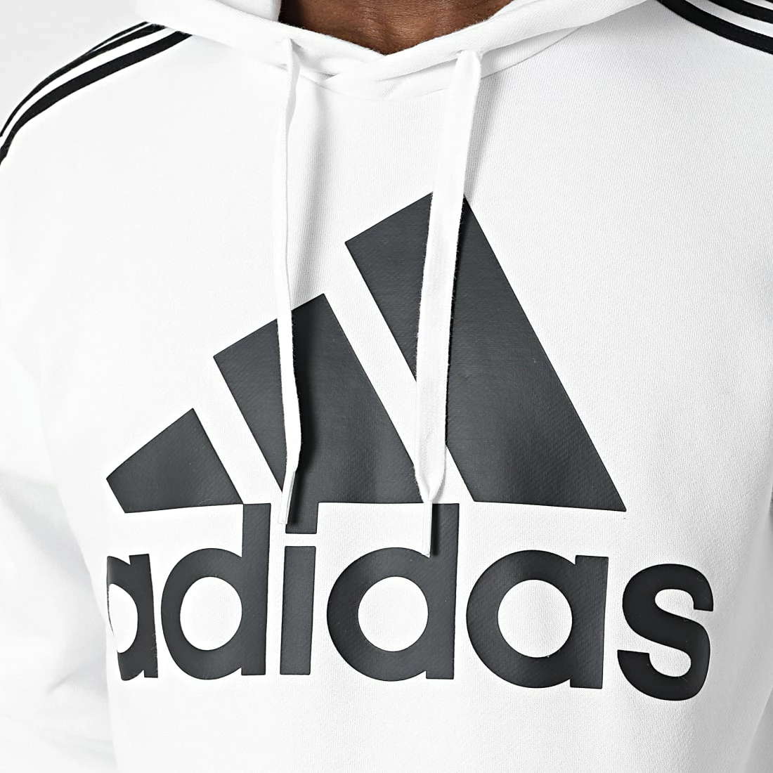 Budget 🎉 Sweat Capuche A Bandes BL 3 Stripes HL2238 Blanc de Adidas Performance 👏 4 Budget 🎉 Sweat Capuche A Bandes BL 3 Stripes HL2238 Blanc de Adidas Performance 👏 – Image 2