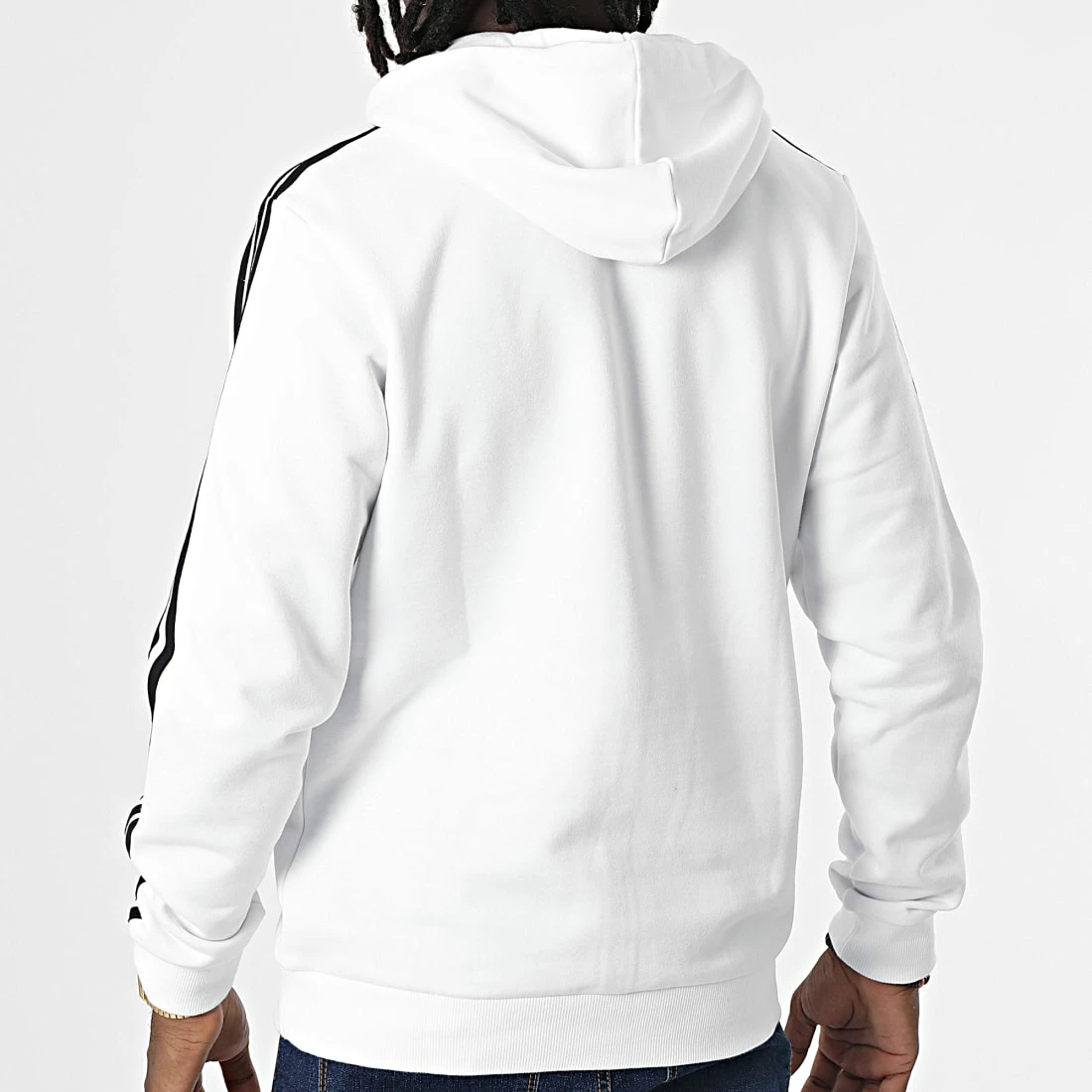 Budget 🎉 Sweat Capuche A Bandes BL 3 Stripes HL2238 Blanc de Adidas Performance 👏 8 Budget 🎉 Sweat Capuche A Bandes BL 3 Stripes HL2238 Blanc de Adidas Performance 👏 – Image 6