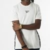Top 10 👍 Tee 👚 Shirt A Bandes Reebok Identity Tape HI0636 Blanc de adidas 🎁