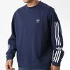 Meilleure vente 🥰 Sweat Crewneck A Bandes Lock Up HK9824 Bleu Marine de Adidas Originals ✔️ -Pas Cher adidas Magasin adidas 326304 HK9824 20220706T161318 01