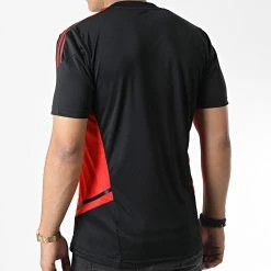 Tout neuf 🌟 Tee 👕 Shirt A Bandes FC Bayern HI3466 Noir de Adidas Performance 🌟 -Pas Cher adidas Magasin adidas 326322 HI3466 20220706T160540 04