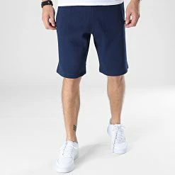 Remise 👍 Short Jogging Essential HK0182 Bleu Marine de Adidas Originals 🔔 -Pas Cher adidas Magasin adidas 326369 HK0182 20220704T155242 03