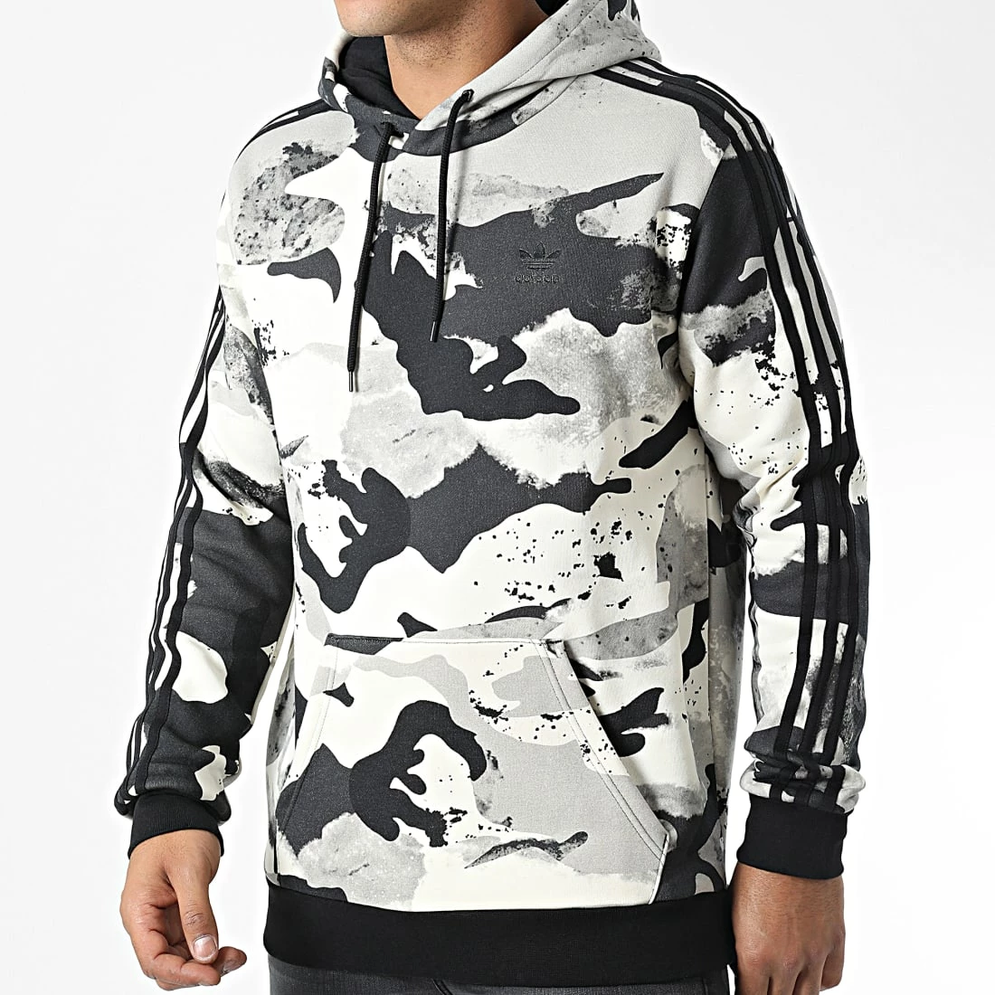 Vente flash 🔥 Sweat Capuche A Bandes Camo AOP HK2805 Beige Noir de adidas 🎁 3 Vente flash 🔥 Sweat Capuche A Bandes Camo AOP HK2805 Beige Noir de adidas 🎁