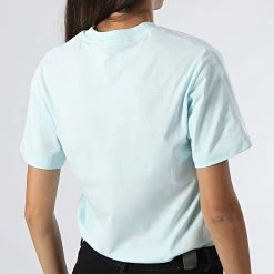 Meilleure affaire 🎁 Tee 👚 Shirt Femme Tight HN5902 Bleu Ciel de Adidas Originals ⭐ -Pas Cher adidas Magasin adidas 326417 HN5902 20220720T152825 06