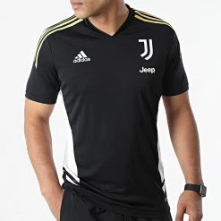 Promo 🌟 Tee 👚 Shirt De Sport Juventus HA2622 Noir de Adidas Performance 😀 -Pas Cher adidas Magasin adidas 326520 HA2622 20220701T145104 01