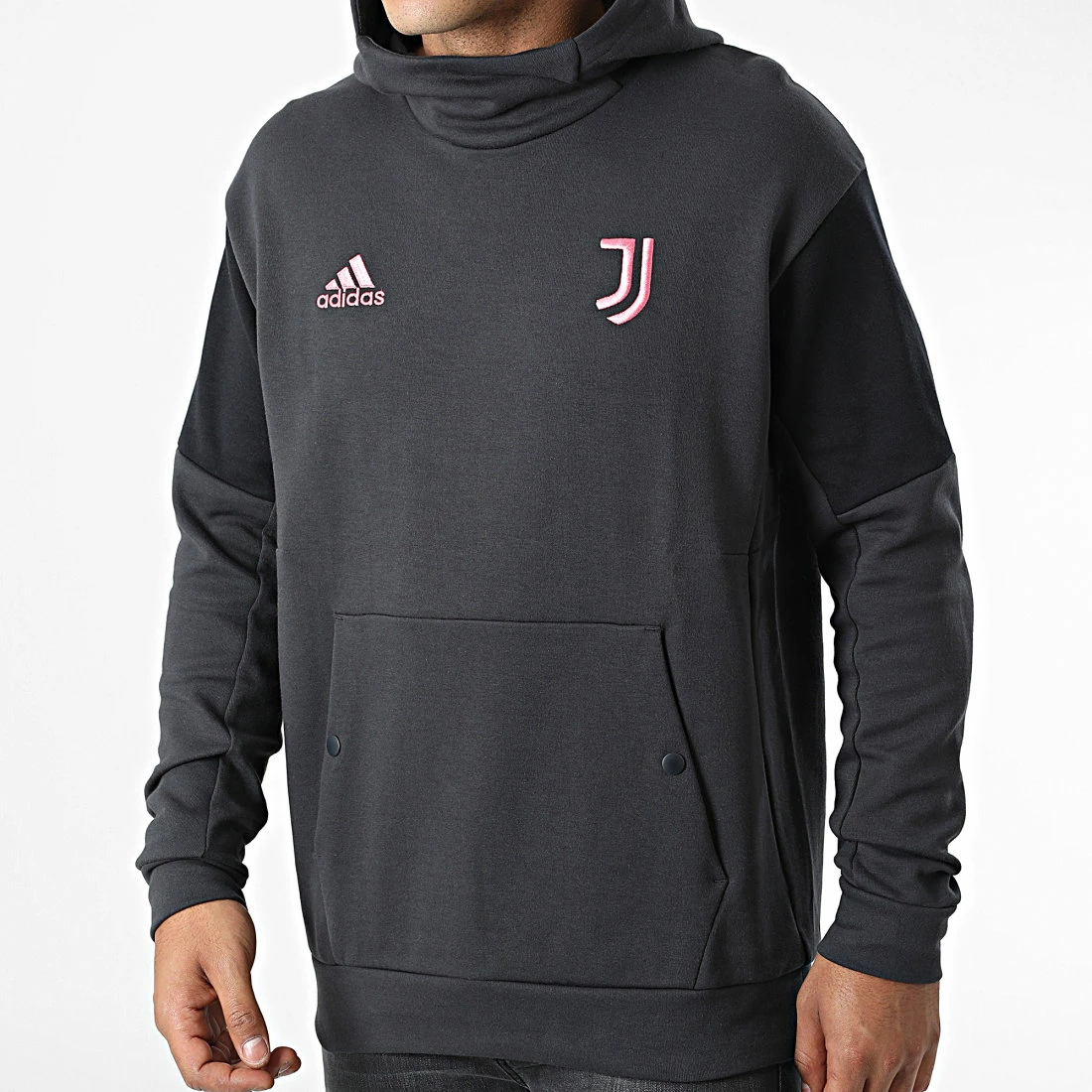 Vente flash 🛒 Sweat Capuche Juventus HD8860 Gris Anthracite de Adidas Performance 😍 3 Vente flash 🛒 Sweat Capuche Juventus HD8860 Gris Anthracite de Adidas Performance 😍