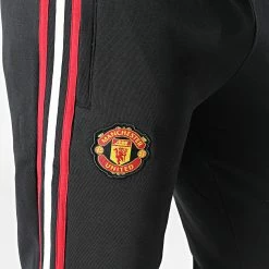 Meilleure vente 😀 Pantalon Jogging A Bandes Manchester United HU1184 Noir de Adidas Performance ❤️ -Pas Cher adidas Magasin adidas 326567 HU1184 20220706T155526 06