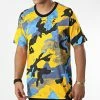 De gros 🎉 Tee 👕 Shirt Camo All Over Print HK2801 Jaune Bleu de Adidas Originals 🎁 -Pas Cher adidas Magasin adidas 326623 HK2801 20220706T155621 01