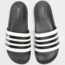 Meilleure affaire 🎉 Claquettes Adilette Comfort GZ5893 Noir Blanc de Adidas Performance 🎉 -Pas Cher adidas Magasin adidas 326633 GZ5893 20220708T161137 04