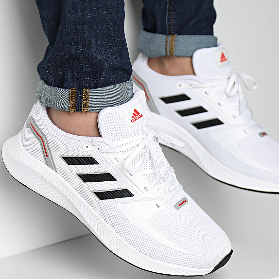 Budget ❤️ Baskets RunFalcon 2.0 GV9552 Footwear White Core Black Red de Adidas Performance 😀 4 Budget ❤️ Baskets RunFalcon 2.0 GV9552 Footwear White Core Black Red de Adidas Performance 😀 – Image 2