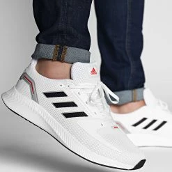 Budget ❤️ Baskets RunFalcon 2.0 GV9552 Footwear White Core Black Red de Adidas Performance 😀