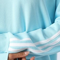 Promo 🛒 Sweat Crewneck Femme HL2082 Bleu Ciel de Adidas Performance 👍 -Pas Cher adidas Magasin adidas 327018 HL2082 20220720T152737 05