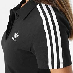 Acheter 😀 Robe Polo Manches Courtes A Bandes HM2162 Noir de Adidas Originals ⭐ 11 Acheter 😀 Robe Polo Manches Courtes A Bandes HM2162 Noir de Adidas Originals ⭐ -Pas Cher adidas Magasin adidas 327180 HM2162 20220719T142600 04