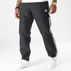 Grosses soldes 😉 Pantalon Jogging A Bandes Samson AA2325 Noir de Adidas Performance 🥰