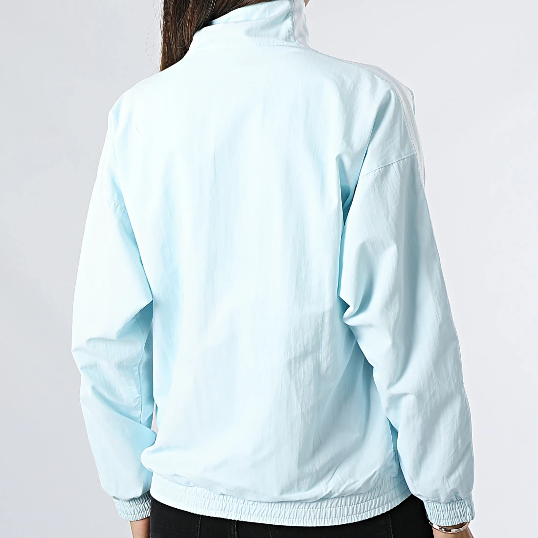 Remise ❤️ Veste Zippée A Bandes HN5900 Bleu Ciel de Adidas Originals 💯 8 Remise ❤️ Veste Zippée A Bandes HN5900 Bleu Ciel de Adidas Originals 💯 – Image 6