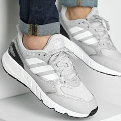 De gros 🧨 Baskets ZX 1K Boost 2 GY5983 Grey Two Cloud White Core Black de Adidas Originals 🔔