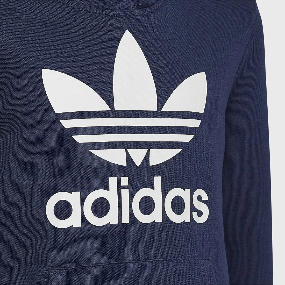 De gros ⌛ Sweat Capuche Enfant Trefoil HK0272 Bleu Marine de Adidas Originals 🛒 4 De gros ⌛ Sweat Capuche Enfant Trefoil HK0272 Bleu Marine de Adidas Originals 🛒 – Image 2