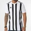 Meilleure affaire 🌟 Tee 👚 Shirt Striped 21 GV1377 Blanc Noir de Adidas Performance 🔔 -Pas Cher adidas Magasin adidas 327743 GV1377 20220713T151511 01