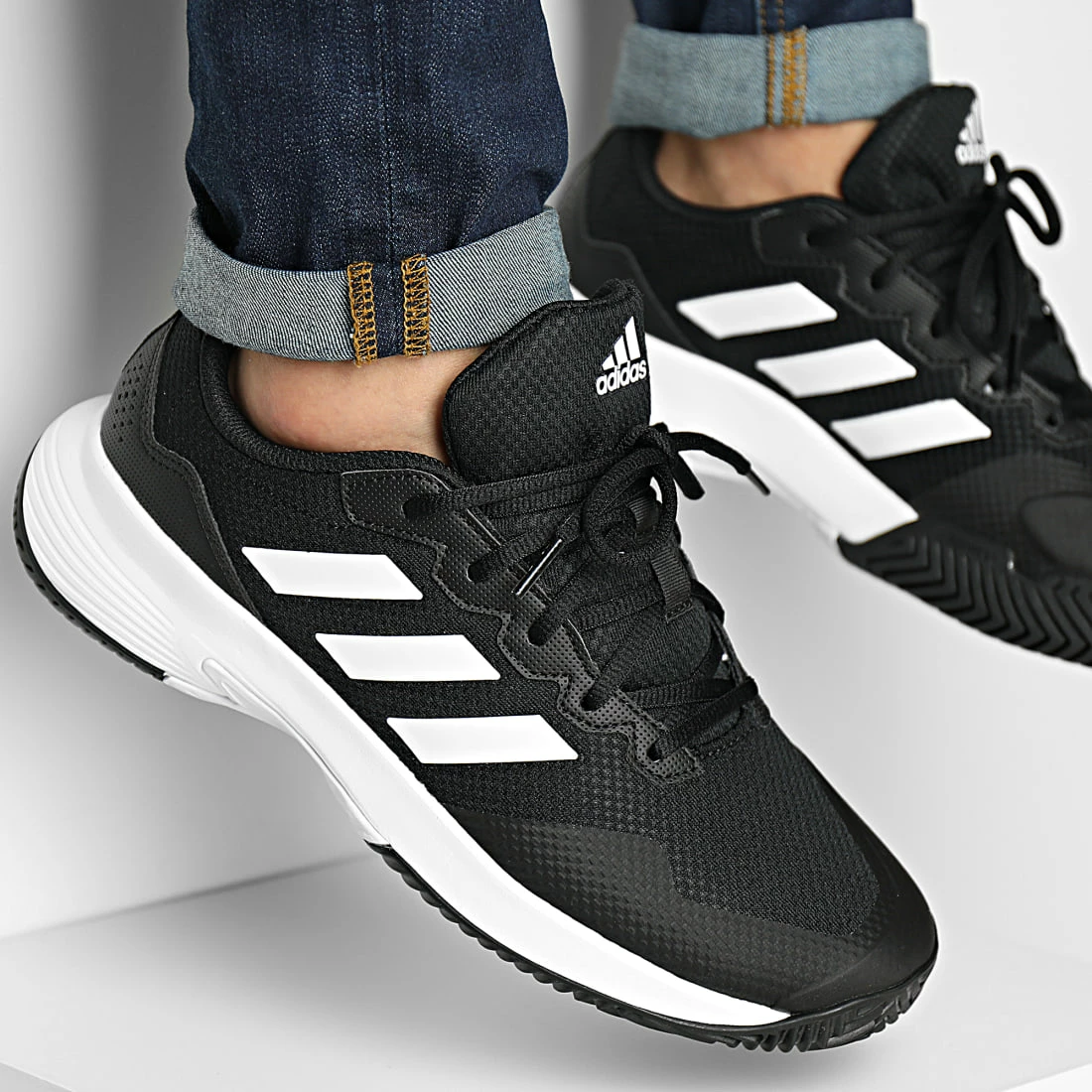 Meilleur prix ✔️ Baskets GameCourt 2 GW2990 Core Black Cloud White de Adidas Performance 🎉 3 Meilleur prix ✔️ Baskets GameCourt 2 GW2990 Core Black Cloud White de Adidas Performance 🎉