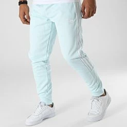 Meilleur prix ❤️ Pantalon Jogging Cutline HK9685 Bleu Ciel de Adidas Originals 😀